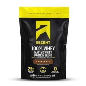 Ascent Whey Protein Powder - Chocolate Flavor 2 lb