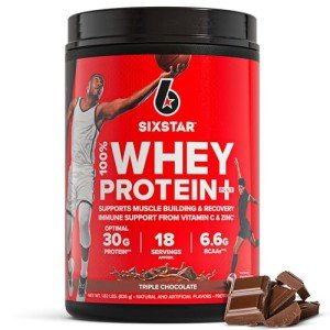 Six Star Whey Protein Powder - Triple Chocolate 1.8 lbs