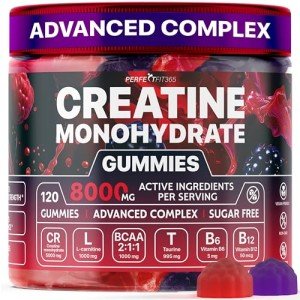 Creatine Monohydrate Gummies with L-Carnitine – 120pcs