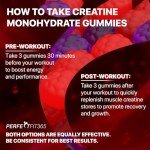 Creatine Monohydrate Gummies with L-Carnitine – 120pcs