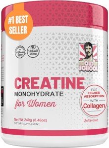 Creatine Monohydrate with Collagen & BCAAs for Women