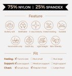 Backless Padded Low Impact Sports Bra for Women