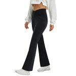 High Waisted Bootcut Yoga Leggings with Pockets