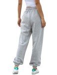 High Waisted Women's Workout Jogger Pants - Grey