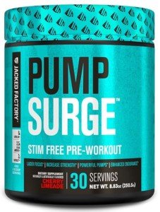 Pumpsurge Caffeine-Free Pre-Workout - 30 Servings