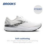 Brooks Women's Ghost 16 Running Shoes – White/Lava