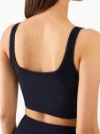 Chilylori Women's Ribbed Sports Bra Crop Top