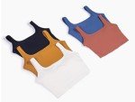 Chilylori Women's Ribbed Sports Bra Crop Top