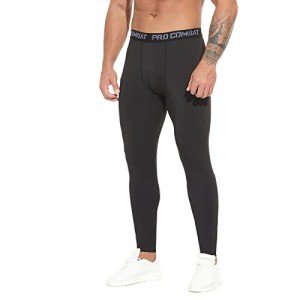 Men's Compression Workout Pants with Pockets