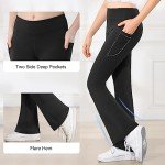 High-Waisted Kids Bootcut Yoga Pants with Pockets