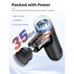 Portable Mini Muscle Massage Gun - Black