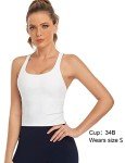 HeyNuts Medium Impact Wirefree Sports Bra for Women