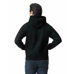 Gildan Black Fleece Hoodie Sweatshirt - Large