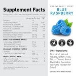 Kaged Sport Pre Workout Powder, Blue Razz Flavor