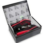 Men's Nordic Lifting Weightlifting Shoes - VENJA Black/Red