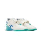 Reebok Men's Legacy Lifter III Sneakers - Chalk/Green/Blue