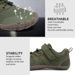 Men's Barefoot Shoes with Wide Toe Box - Army Green
