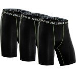 Men's NELEUS Compression Shorts - 3 Pack