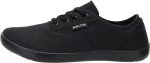 WHITIN Men's Minimalist Canvas Sneakers - Black