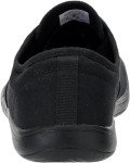 WHITIN Men's Minimalist Canvas Sneakers - Black