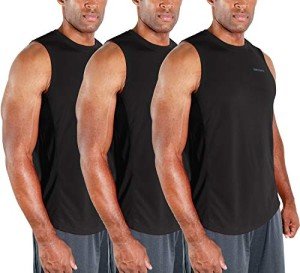 Men's 3-Pack Muscle Sleeveless Workout Tanks