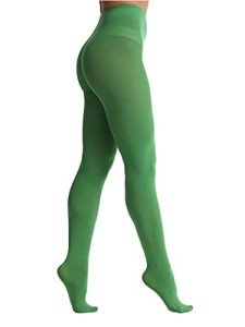 EVERSWE Women's Soft Opaque Tights - Clover Green