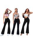 Women's High Waisted Bootcut Yoga Pants with Pockets