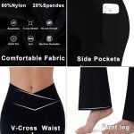 Women's High Waisted Bootcut Yoga Pants with Pockets