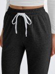 AUTOMET Women's Black Joggers with Pockets