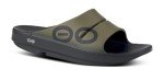 OOFOS OOahh Slide, Tactical Green - Lightweight Recovery Shoewear