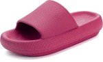 Hot Pink Pillow Slippers for Women’s Comfort