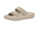 Cushionaire Women's Fame Cloud Slide Sandals - Khaki