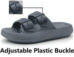 Weweya Unisex Sport Sandal - Grey, Size 11/12