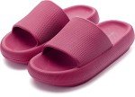 Hot Pink Pillow Slippers for Women’s Comfort