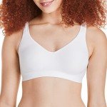 Hanes Women's Seamless Wireless Comfort Bra - White
