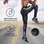 Men's UV Blocking Compression Pants for Gym & Yoga