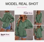 Women's Casual Hooded Pullover Sweatshirt with Pockets