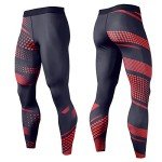 Men's UV Blocking Compression Pants for Gym & Yoga