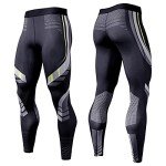 Men's UV Blocking Compression Pants for Gym & Yoga