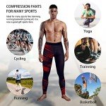 Men's UV Blocking Compression Pants for Gym & Yoga