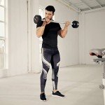 Men's UV Blocking Compression Pants for Gym & Yoga