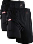 2-in-1 Men's Running Shorts with Pockets - 2 Pack