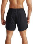 2-in-1 Men's Running Shorts with Pockets - 2 Pack