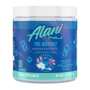 Alani Nu BREEZEBERRY Pre Workout Powder – 30 Servings