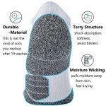 Cushioned Compression Ankle Socks 3-Pair Pack