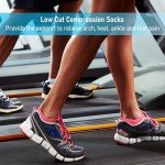 Cushioned Compression Ankle Socks 3-Pair Pack