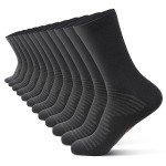 PAPLUS Compression Athletic Crew Socks - 6 Pack