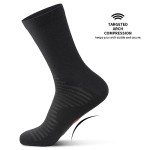 PAPLUS Compression Athletic Crew Socks - 6 Pack