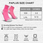 PAPLUS Women's Ankle Compression Running Socks - 6 Pairs