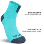 PAPLUS Women's Ankle Compression Running Socks - 6 Pairs